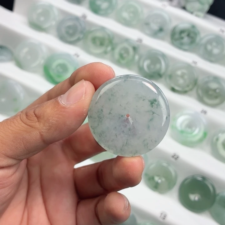 翡翠未镶嵌颈饰缅甸天然A货翡翠38.2-6.3