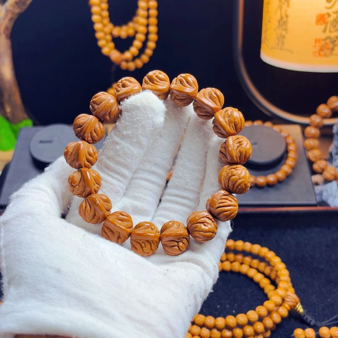 梵***）桃核吊坠野生桃核