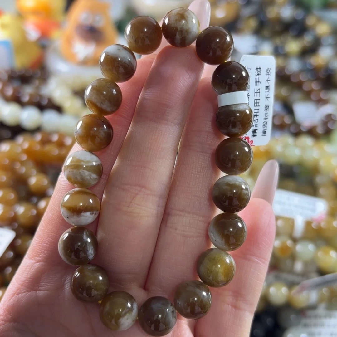 和田玉未镶嵌手串46