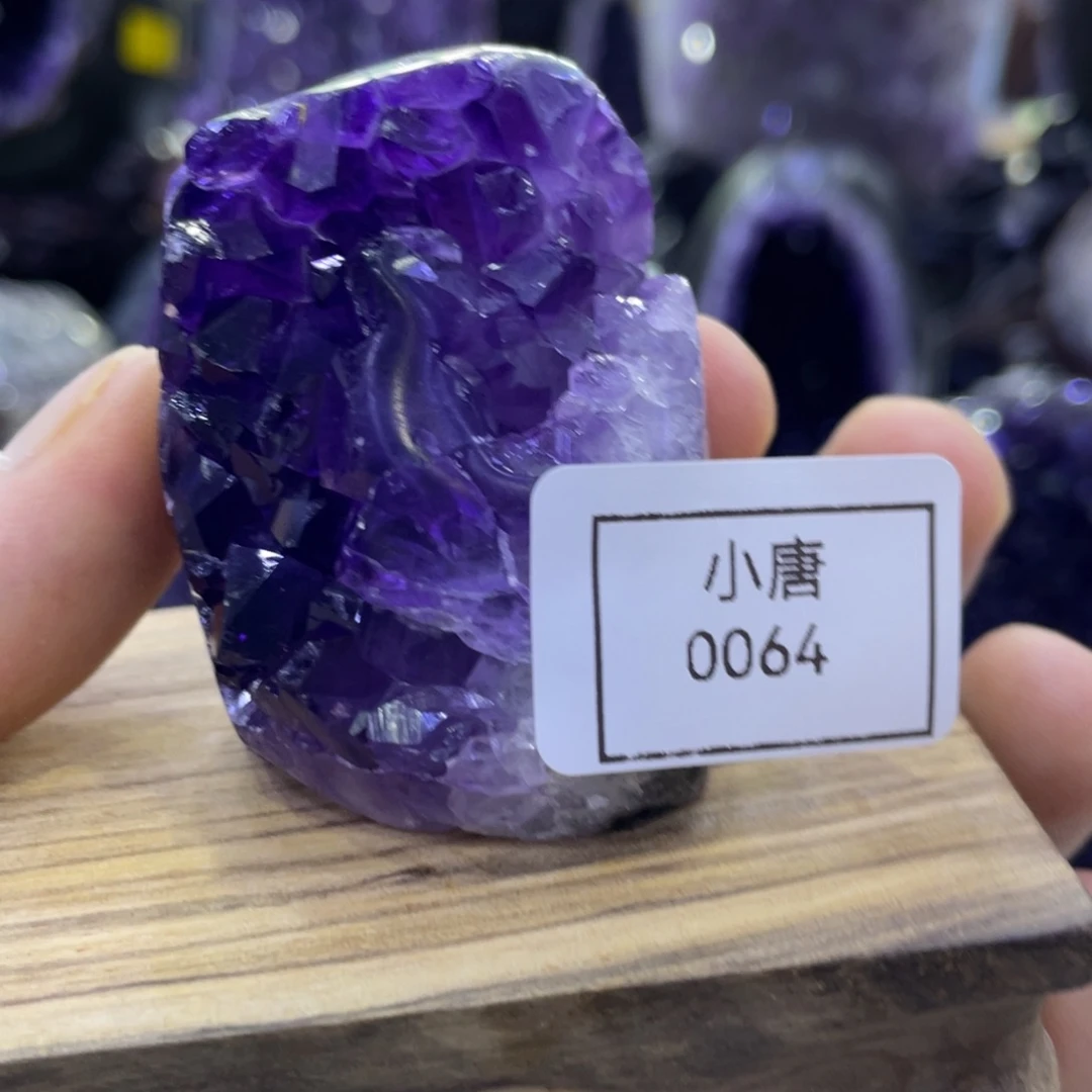 紫晶珠宝半成品未镶嵌