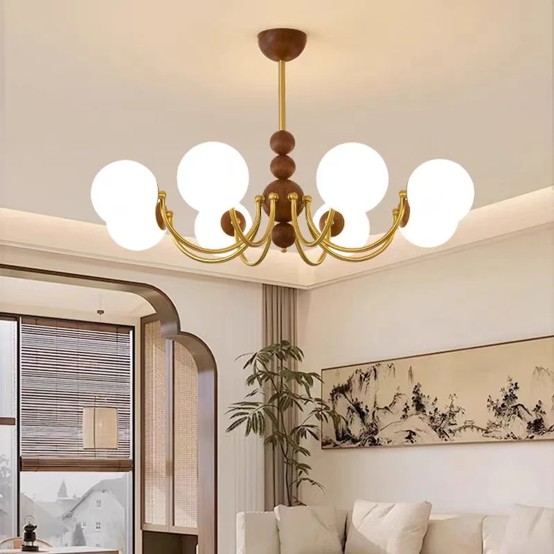 中古风中国风法式客厅大灯卧室吊灯餐厅灯欧式灯具客厅餐厅吊灯