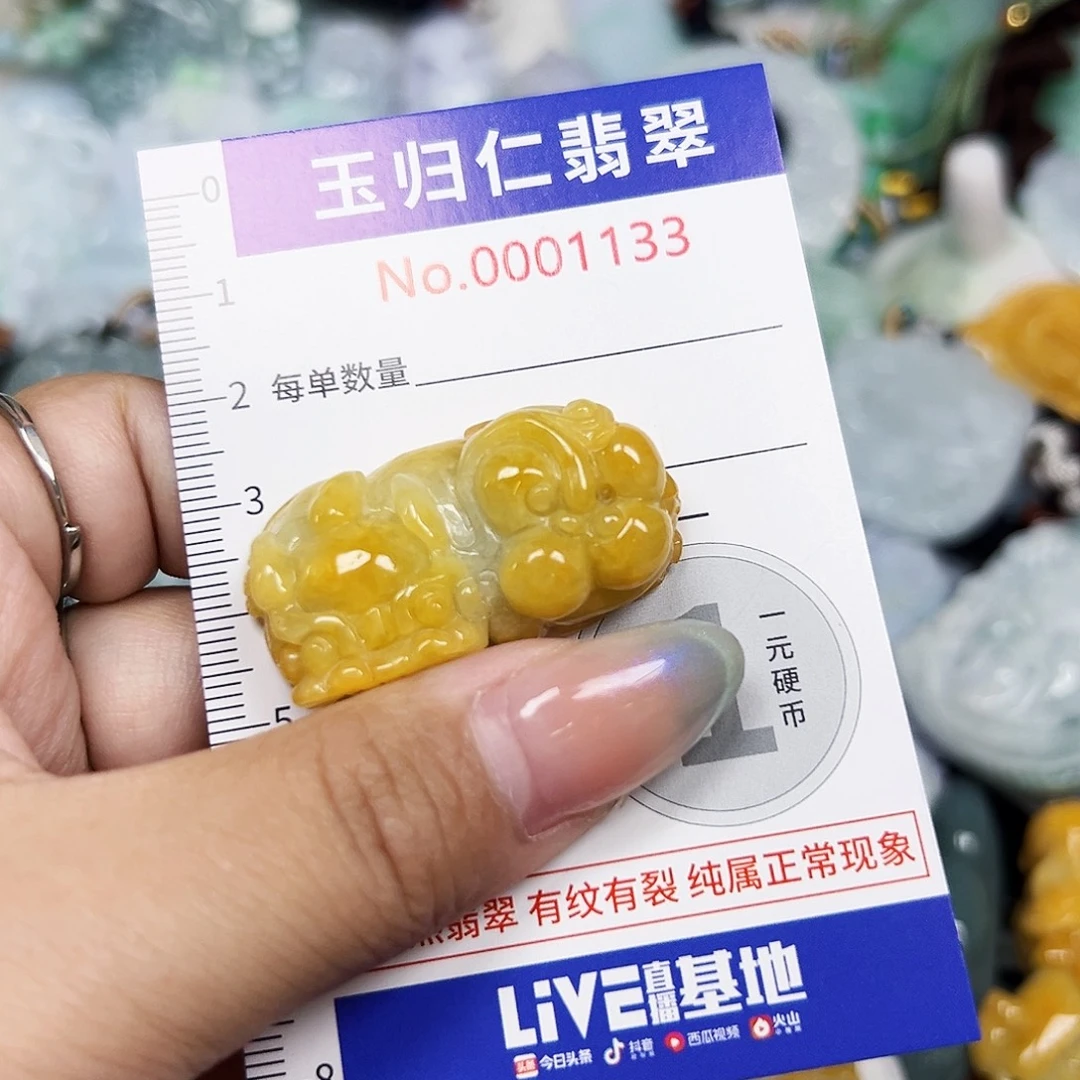 翡翠未镶嵌吊坠(不含链)11