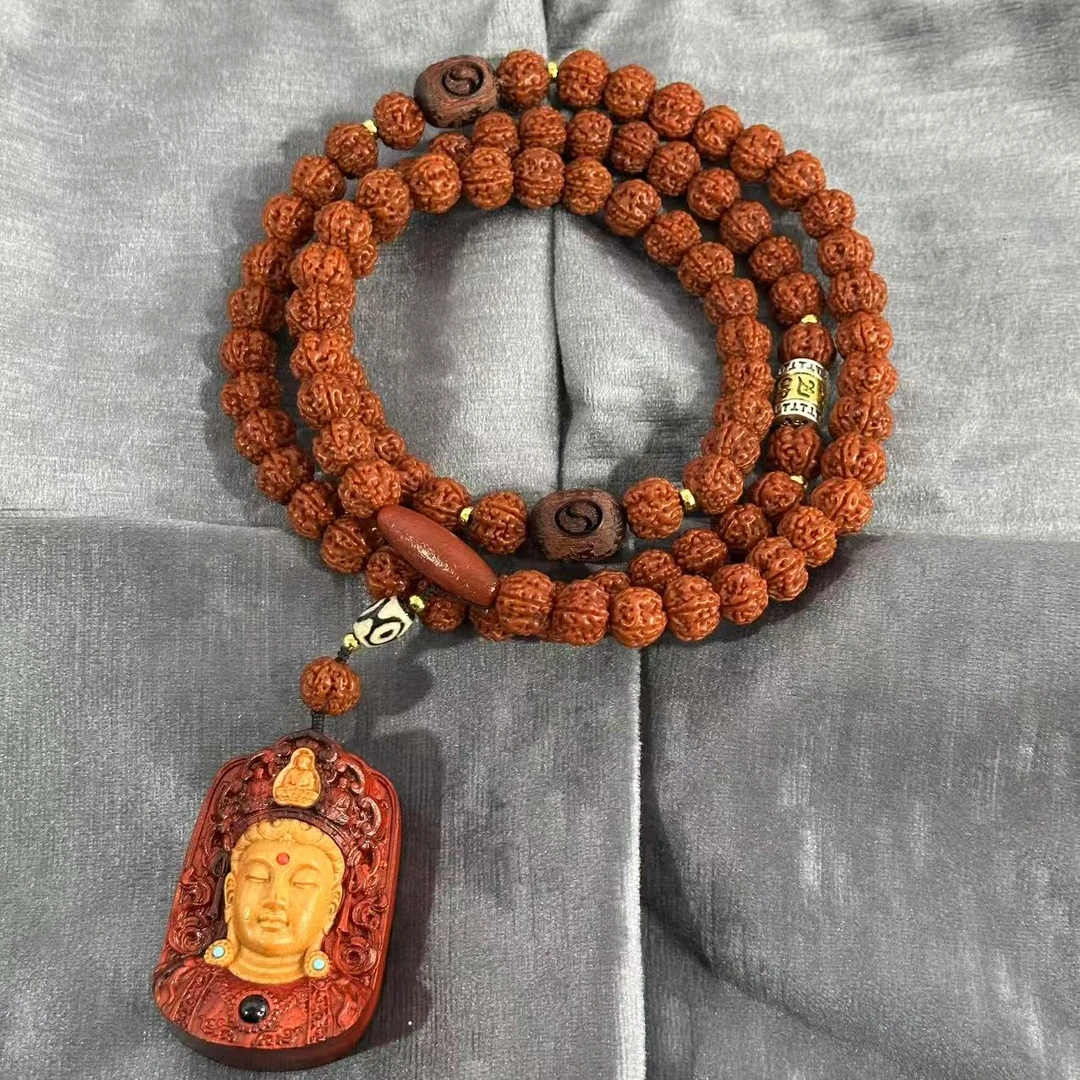 玉化金刚佛牌佛珠88卡12 520（无礼盒）