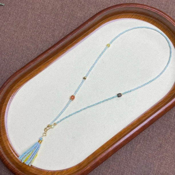 • 天然原矿松石百搭日常多用万能链  A128  两款可选哦