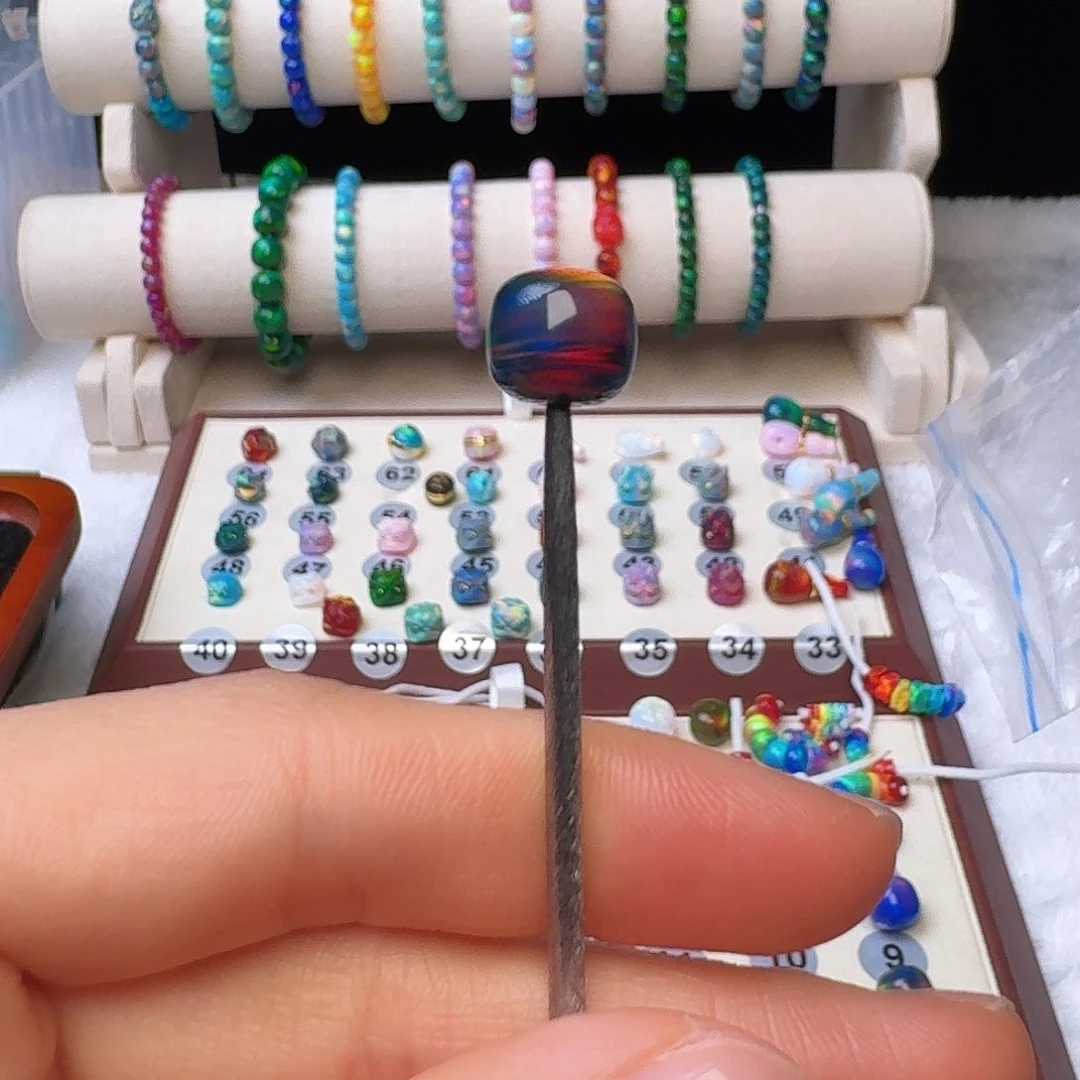 树脂制品人造欧泊卡10老型星河璀璨单颗