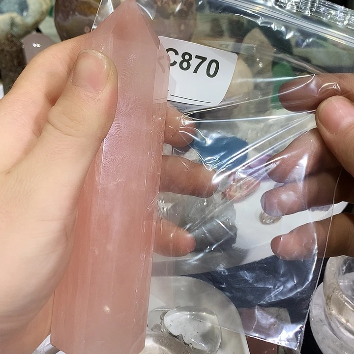 白***嘛珠宝半成品未镶嵌水晶天然水晶C870