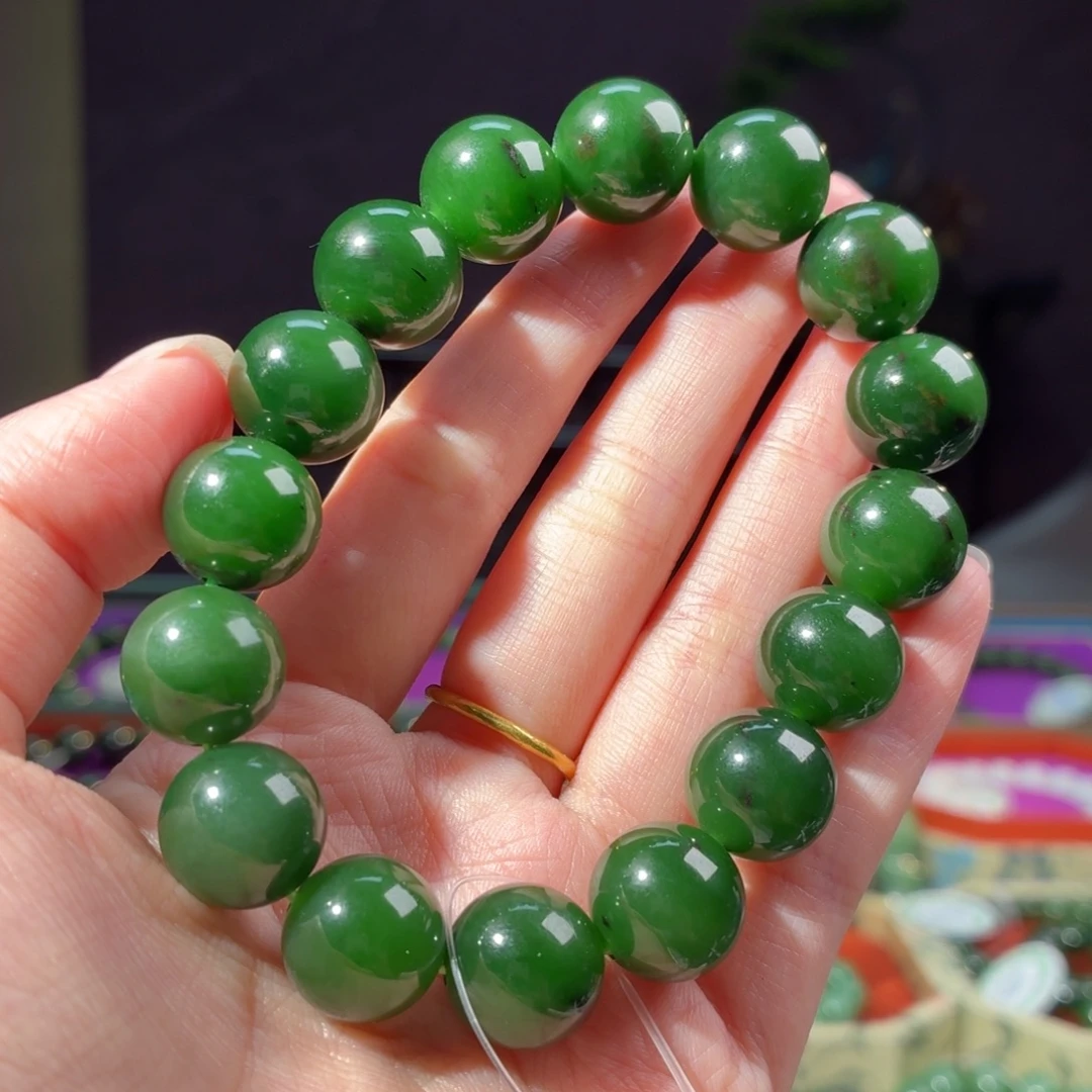 和田玉（碧玉）未镶嵌手串