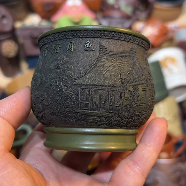 茶杯紫砂宜兴原矿紫砂主人杯