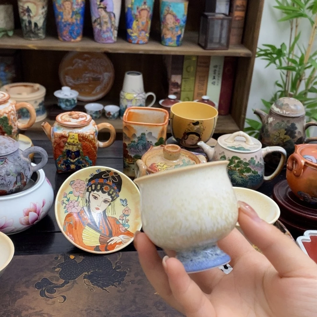 手工手绘制作茶具
