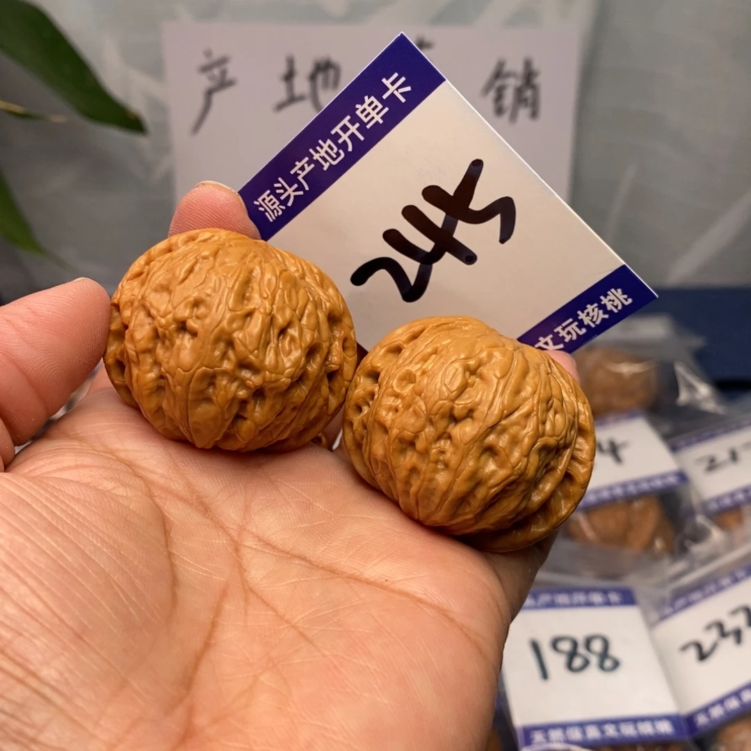 文玩核桃把件40铁锤