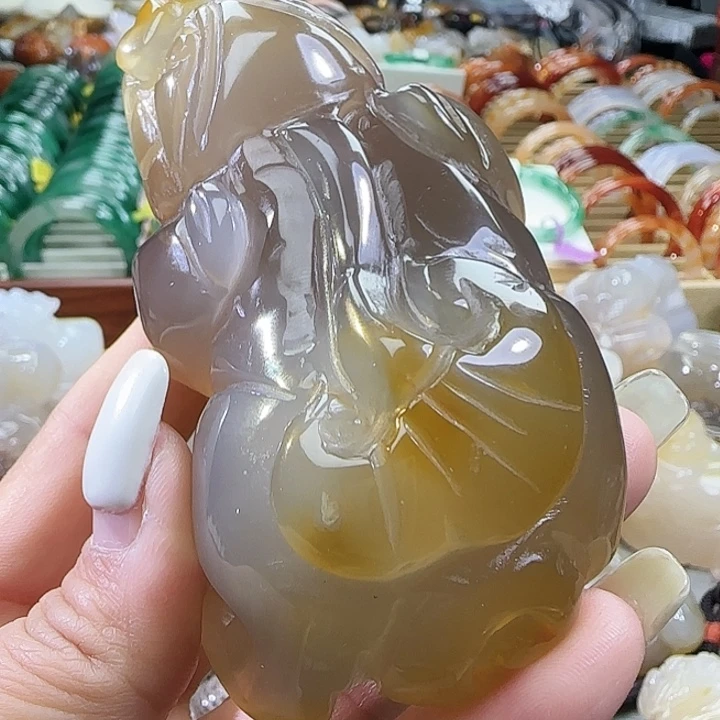 玛瑙/玉髓合金摆件