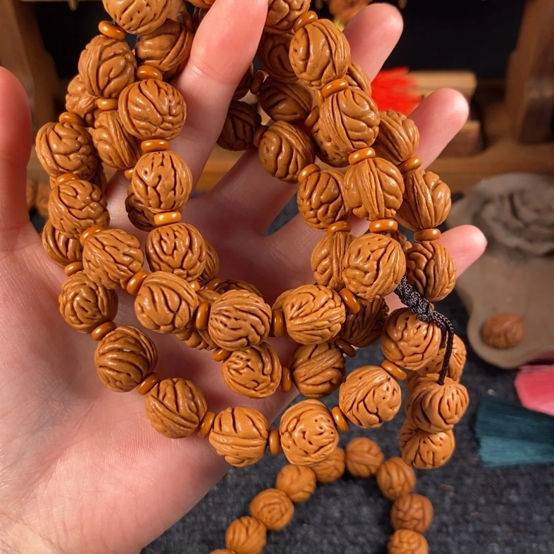 吊坠桃核缘桃枭手串