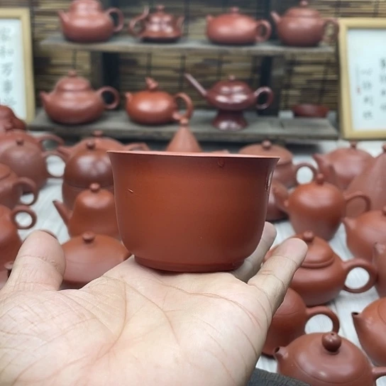 群****管潮州朱泥手壶壶主人杯
