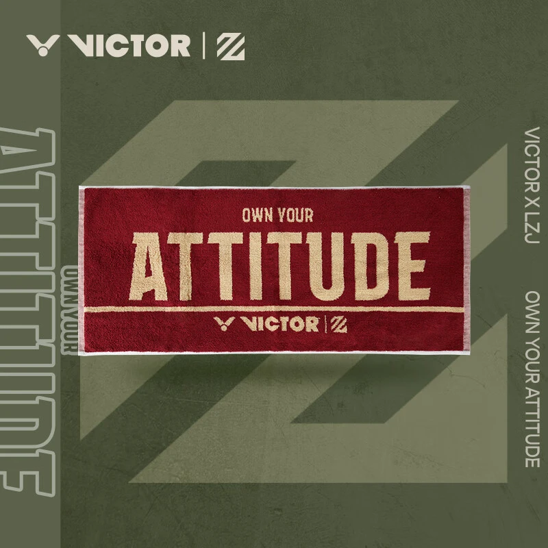 VICTOR/威克多TW4514LZJ-D深红色运动毛巾（2024李梓嘉）