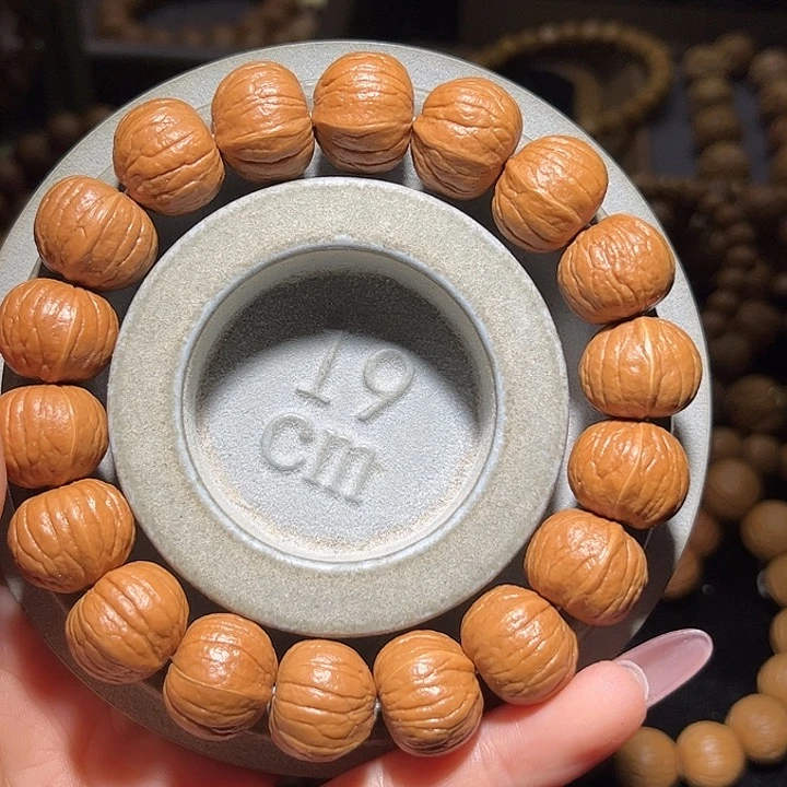 无***6吊坠猴头核桃15同尺南瓜手串全品无瑕无药无修