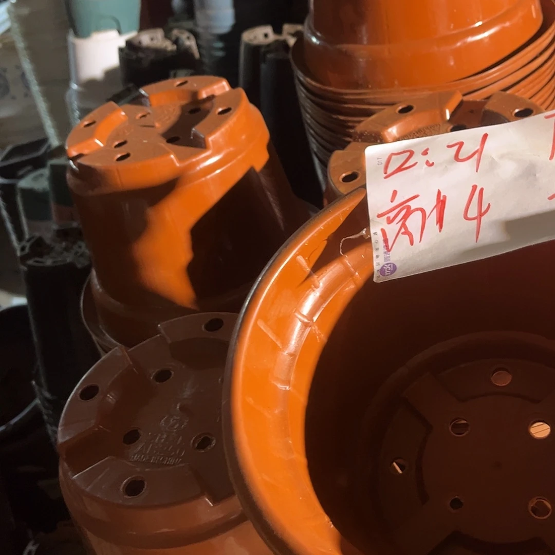 旧口径21高14红砖盆20个