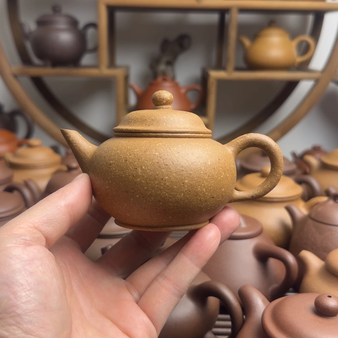 紫砂茶壶水平150cc台西梨皮老段