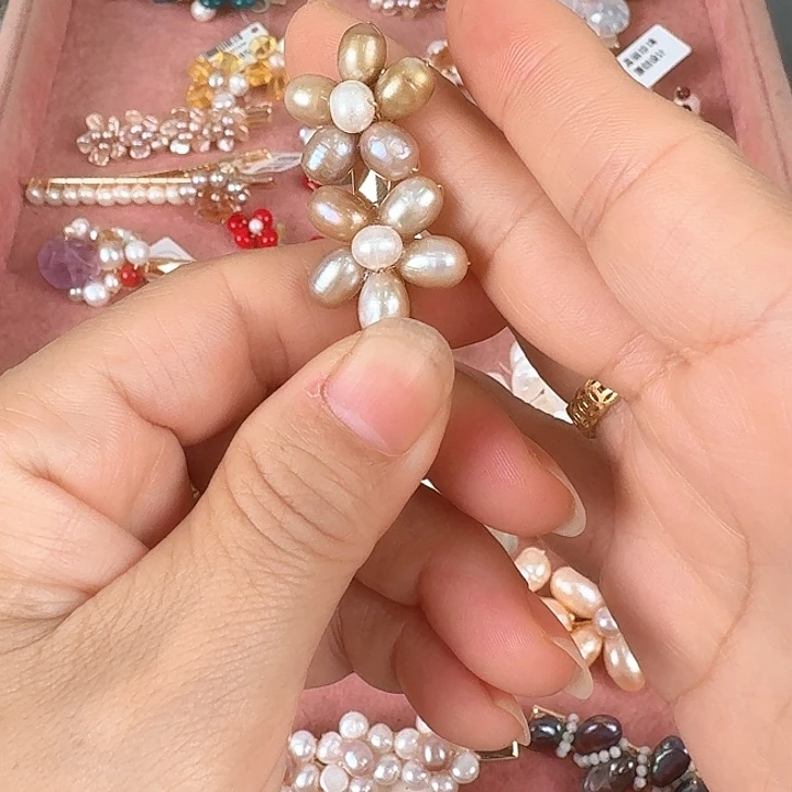 未镶嵌淡水珍珠发饰