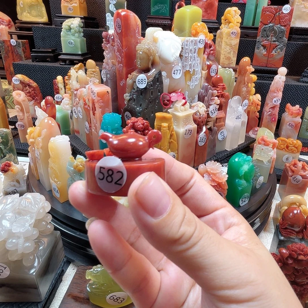 其他寿山石茶壶椭圆