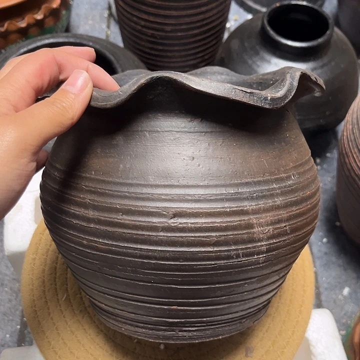 粗陶高度15口径18带孔（水培下单备注）