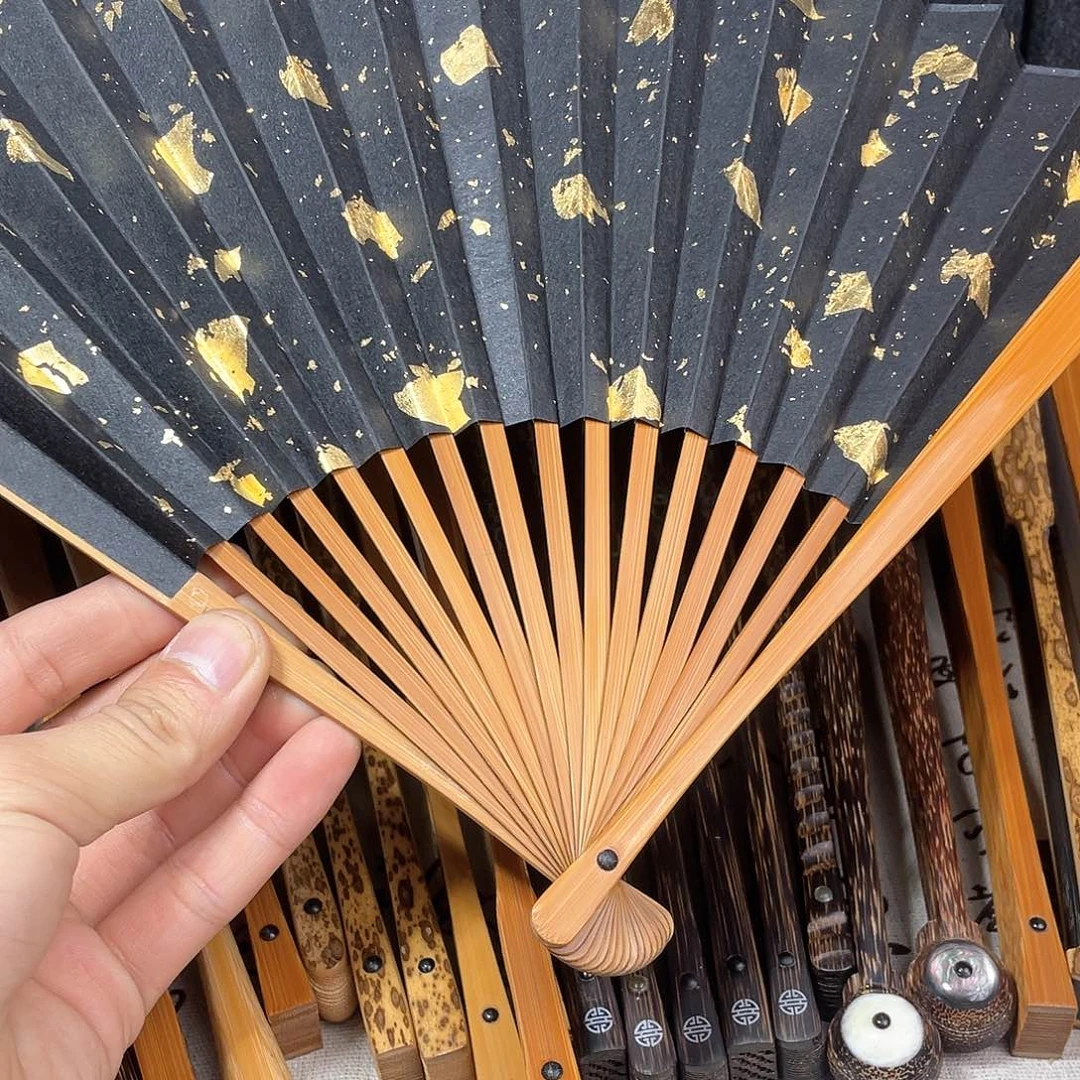 扇子三合小圆头8寸