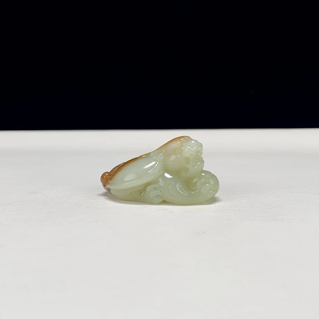 【豫人豫品】 和田玉糖玉吊坠龙龟h510