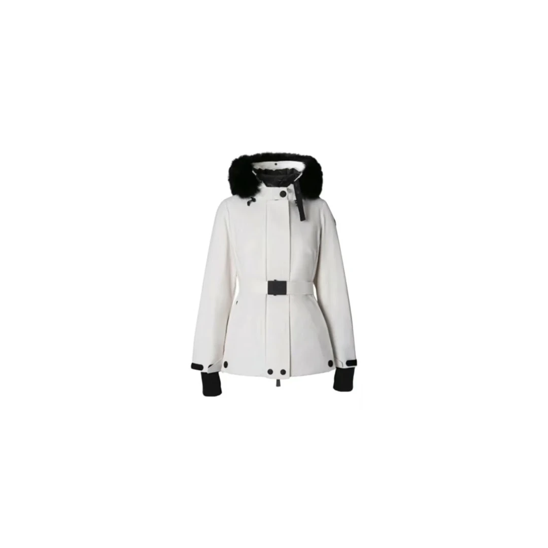 DMK198特保暖加厚系带收腰连帽羽绒服