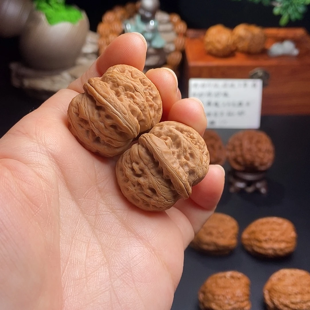 吊坠文玩核桃35尺全品元宝