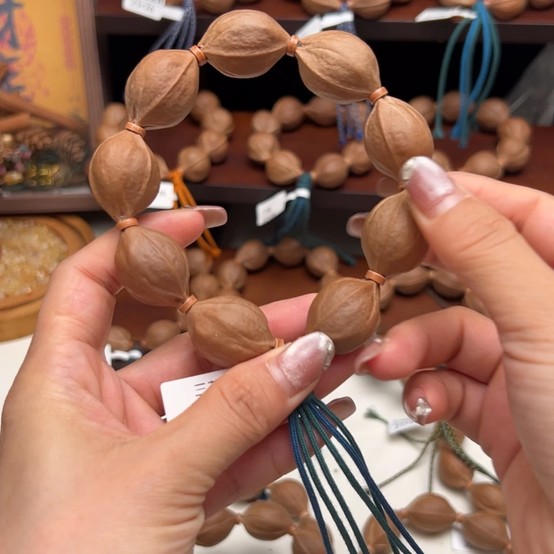 一***秋手串/手链橄榄核梅林铁核手串/20X28