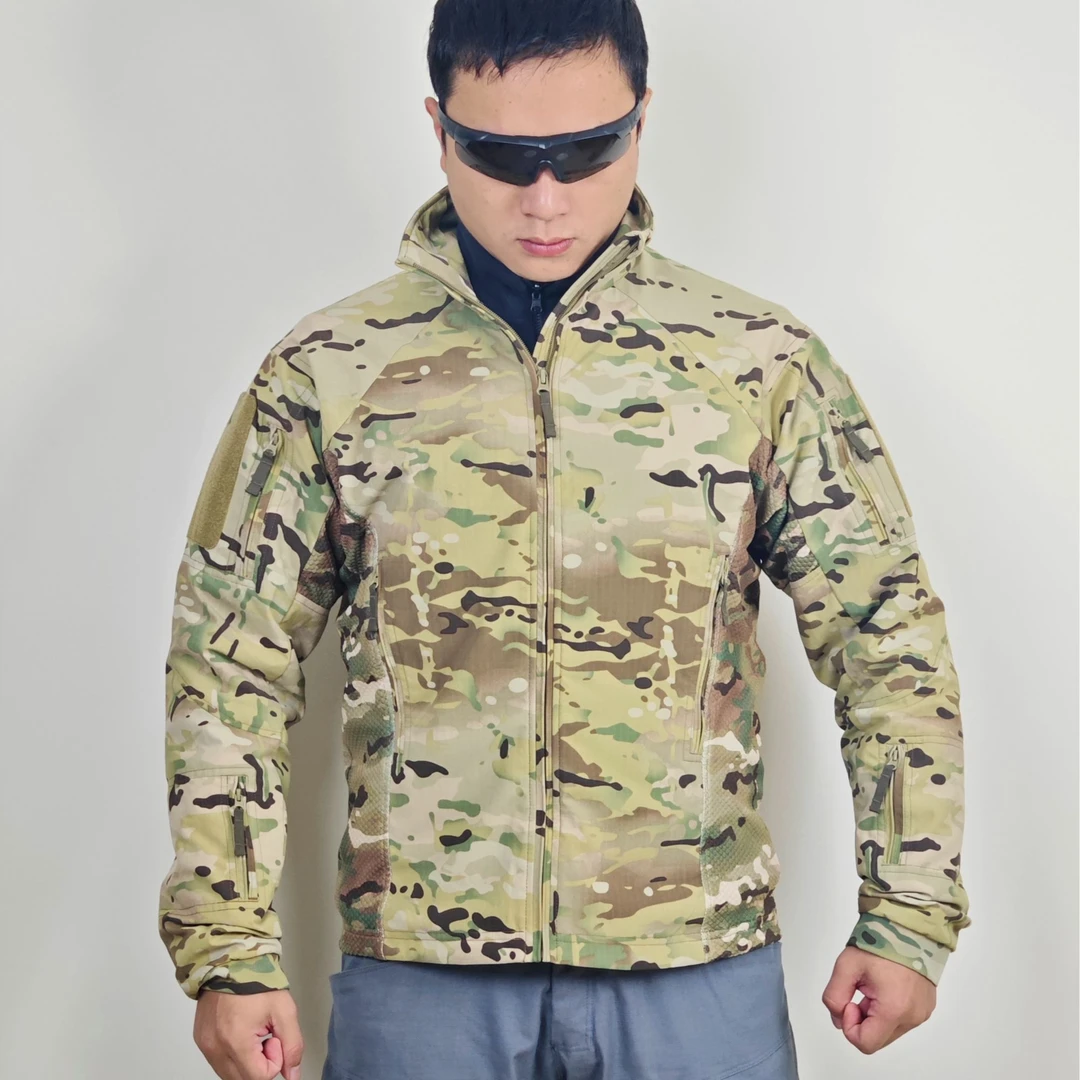 【高定款】三角洲战术夹克户外三防耐磨软壳衣美式立领痞帅春秋外套