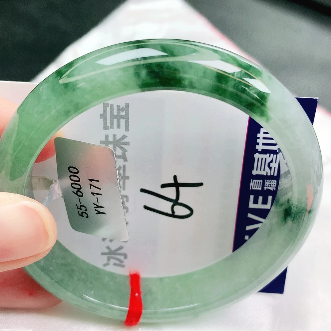 翡翠未镶嵌手镯缅甸天然A货翡翠手镯