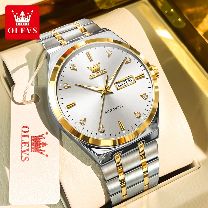 名表劳力土新款男士全自动机械表夜光防水多功能百搭时尚商务腕表