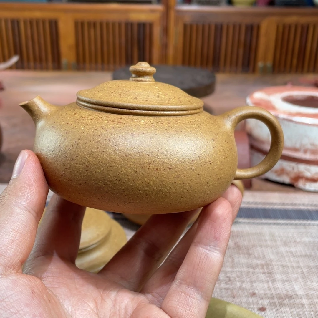 茶壶紫砂绿*宜兴紫砂原矿紫砂壶