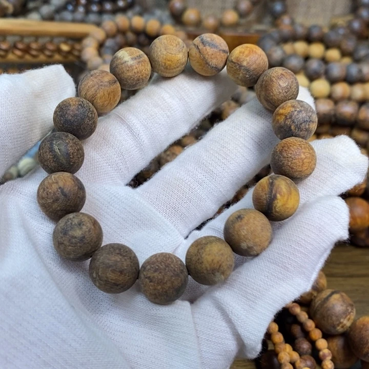 贡木手串/手链1.2红油麻丝