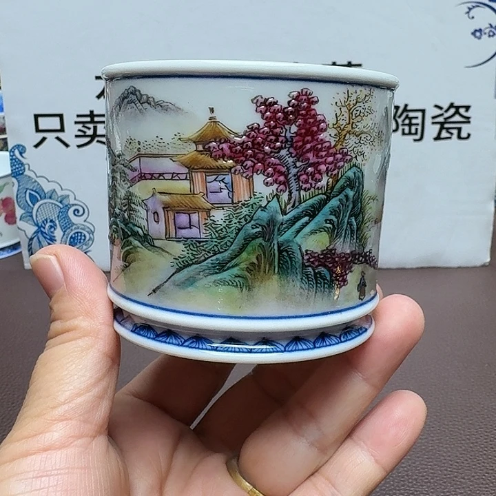 景德镇手工手绘展示
