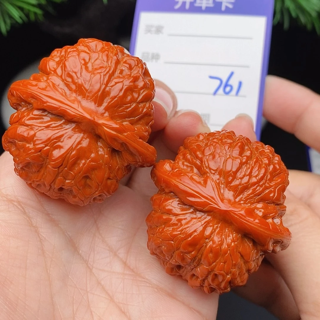 文玩核桃把件42血麒麟761