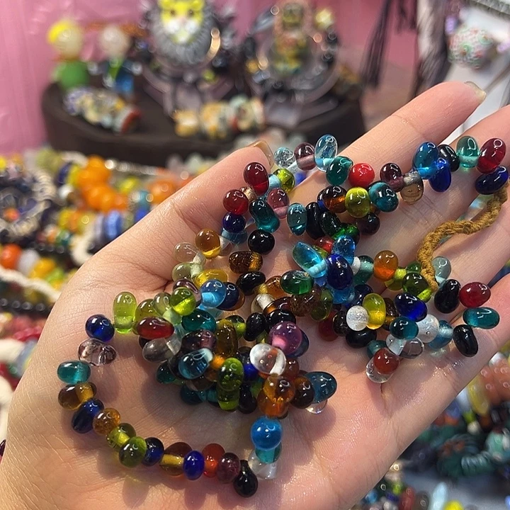 玻璃颈饰尼泊尔琉璃