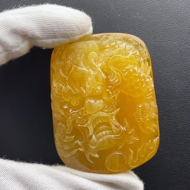 琥珀颈饰未镶嵌天然琥珀蜜蜡