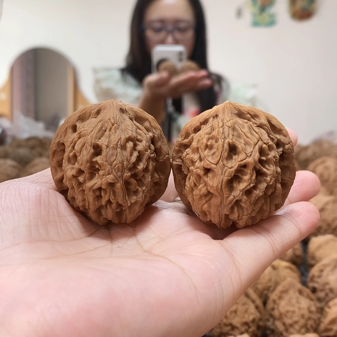 文玩核桃吊坠水龙纹41+修
