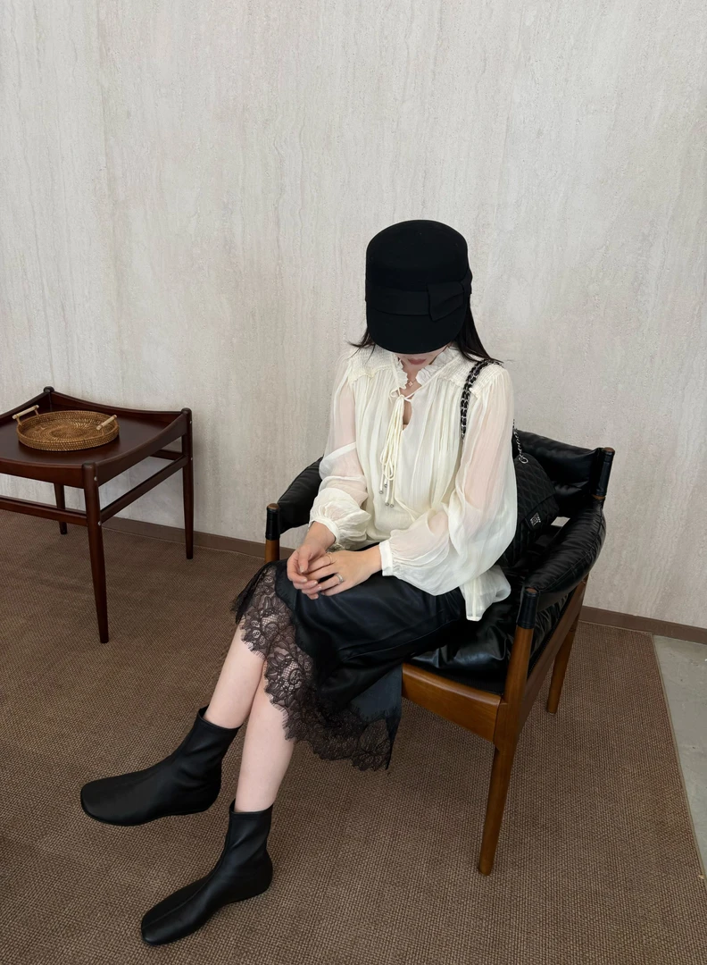 【逆梦】秋季高级感休闲轻熟风时尚百搭桑蚕丝衬衫 YY594