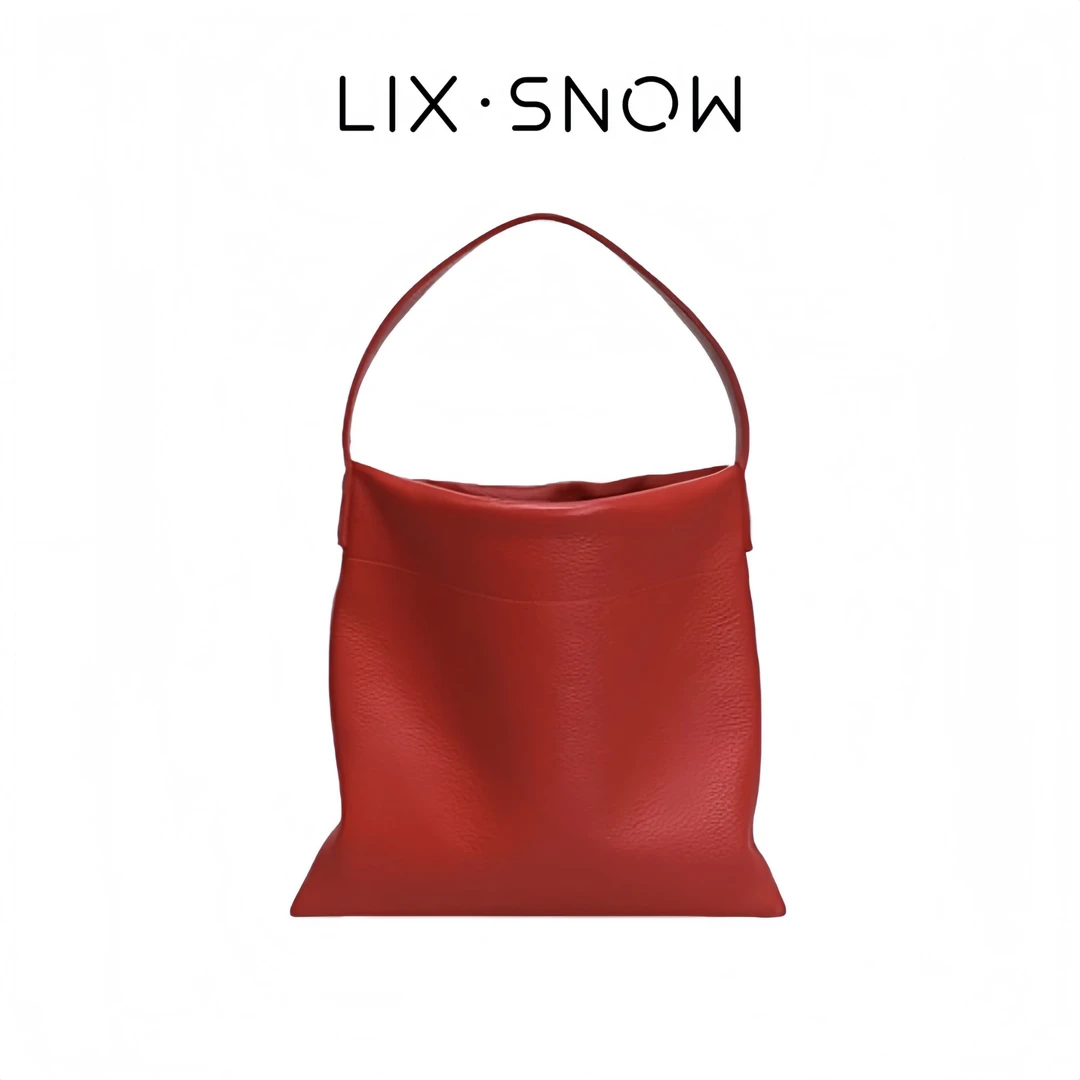 LIX.SNOW-ROW牛皮真皮手提小方包手拎包李兰迪