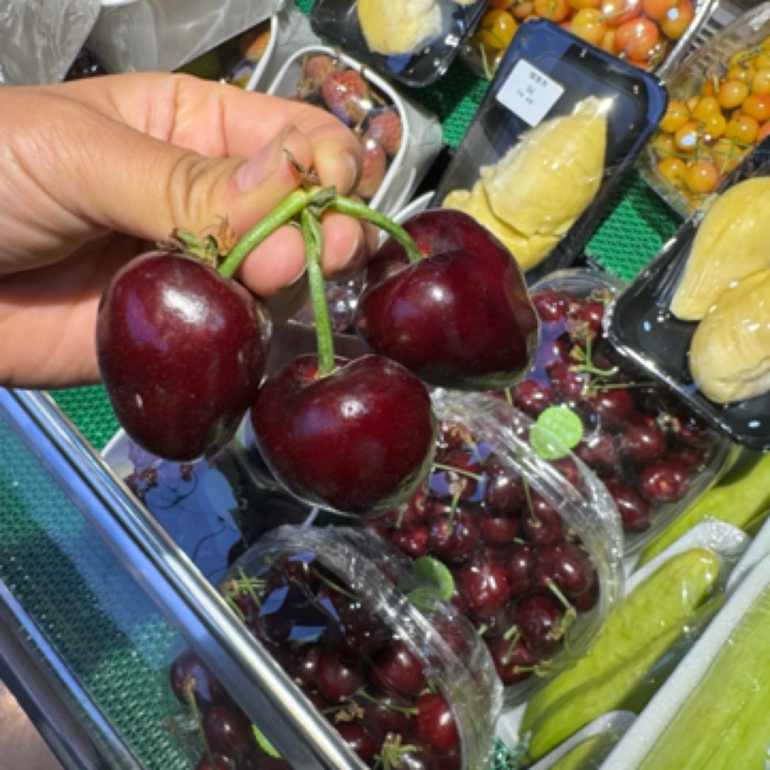 大连美早樱桃3J一盒一斤装美早