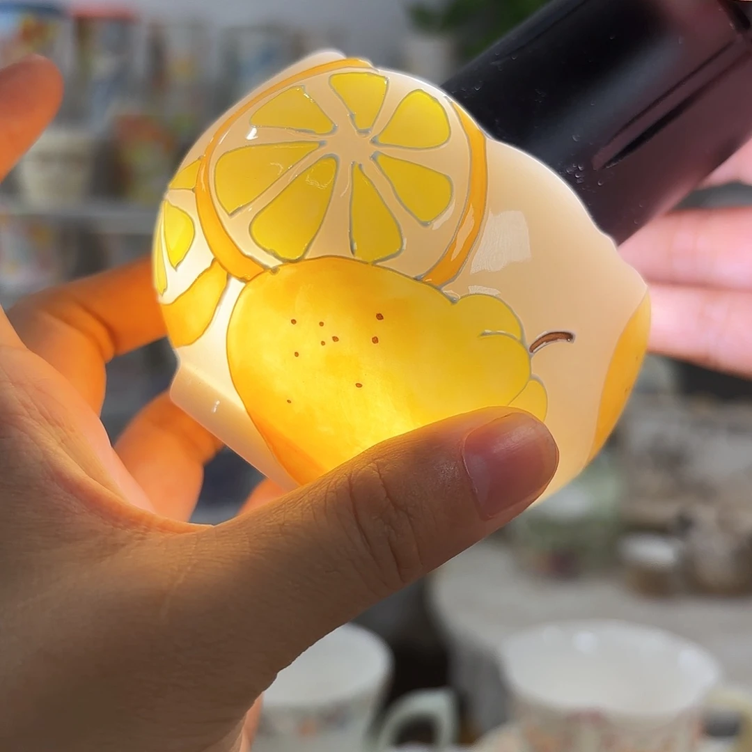 手绘创意高温釉下彩陶瓷