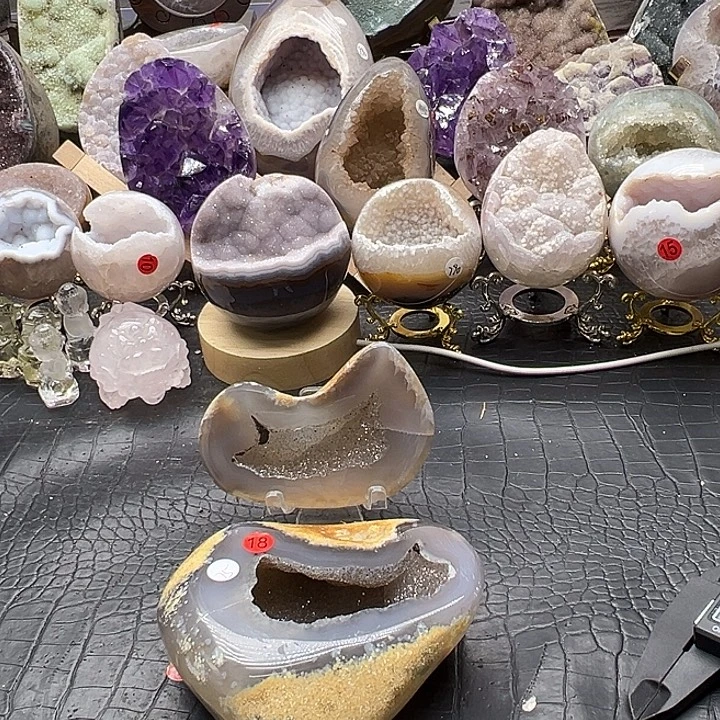 未镶嵌水晶珠宝半成品18