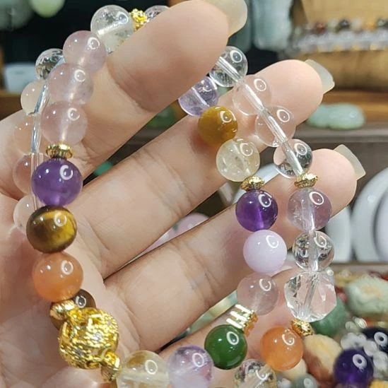 未镶嵌手链水晶手串