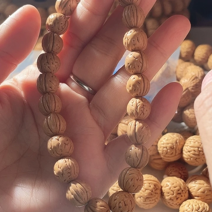 桃核吊坠桃核手串野生120