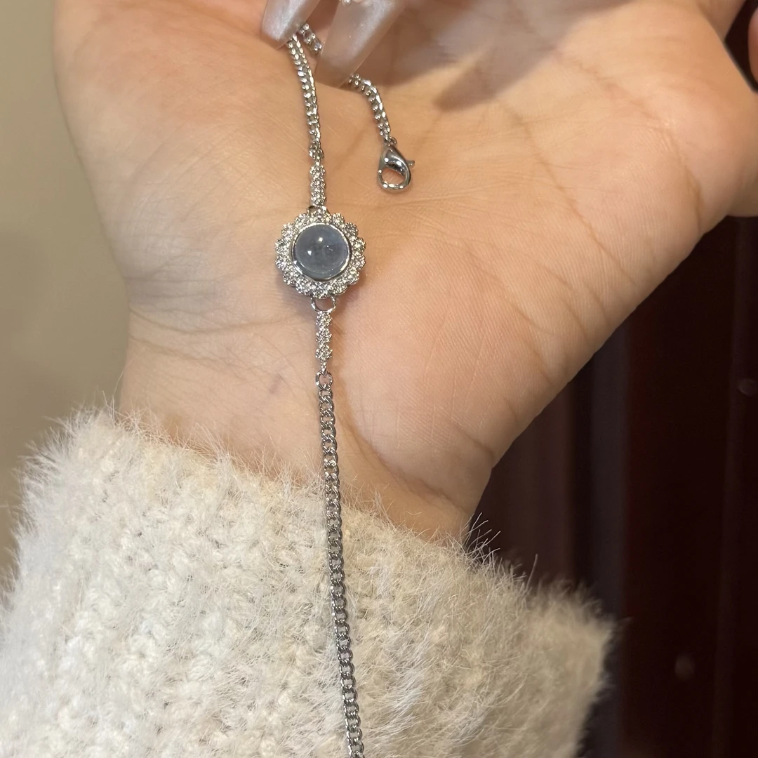 [元禾]海蓝宝手链 天然水晶