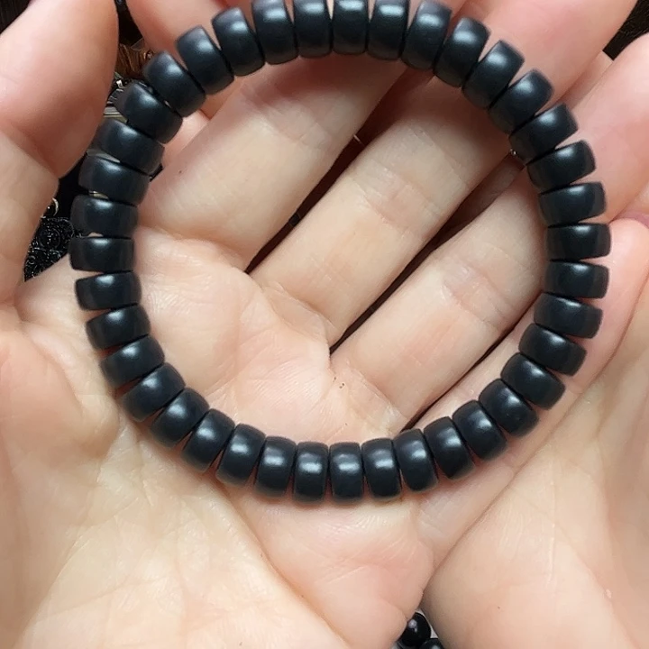 和田玉（墨玉）未镶嵌颈饰卡9药片