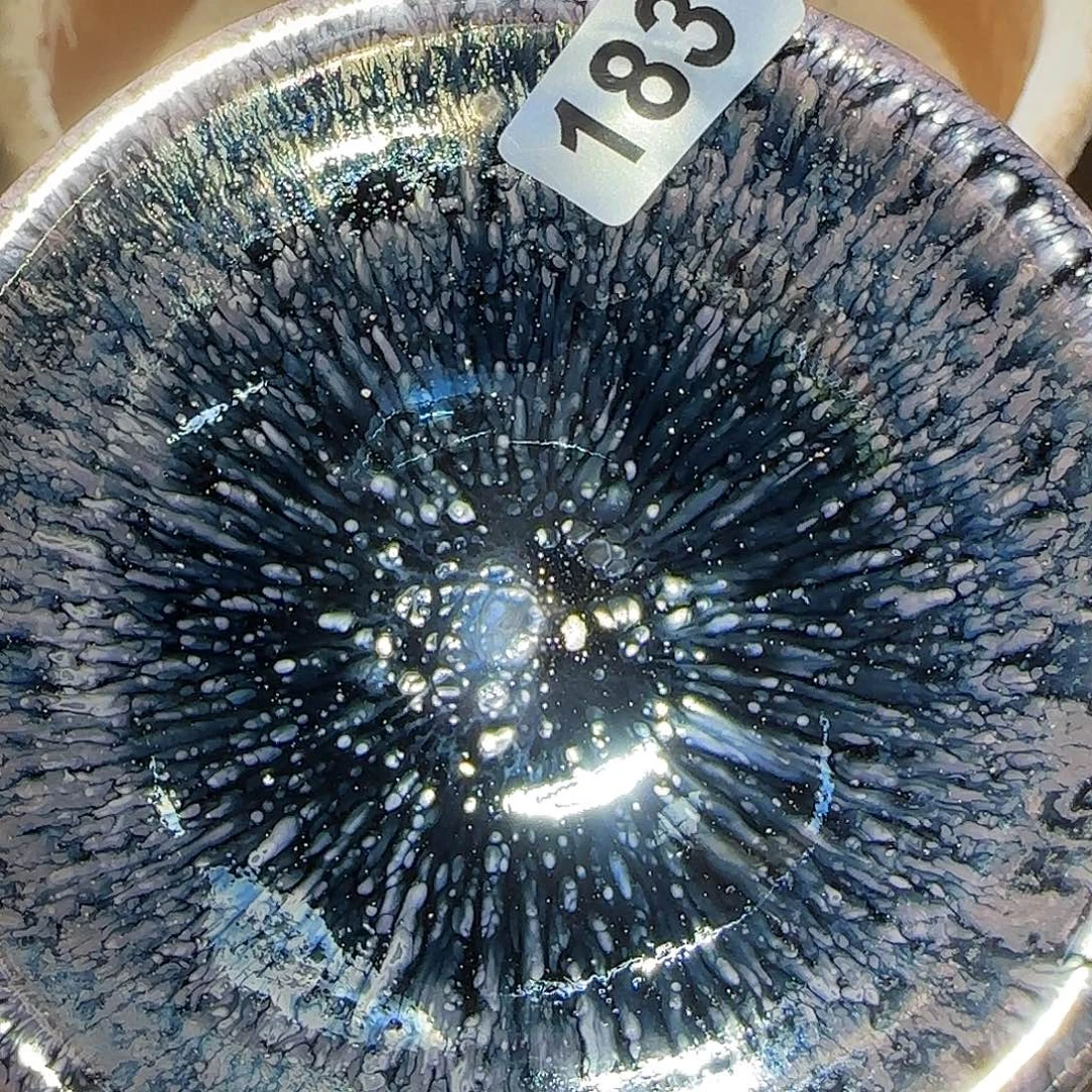 茶盏琢泥窑柴烧开窑