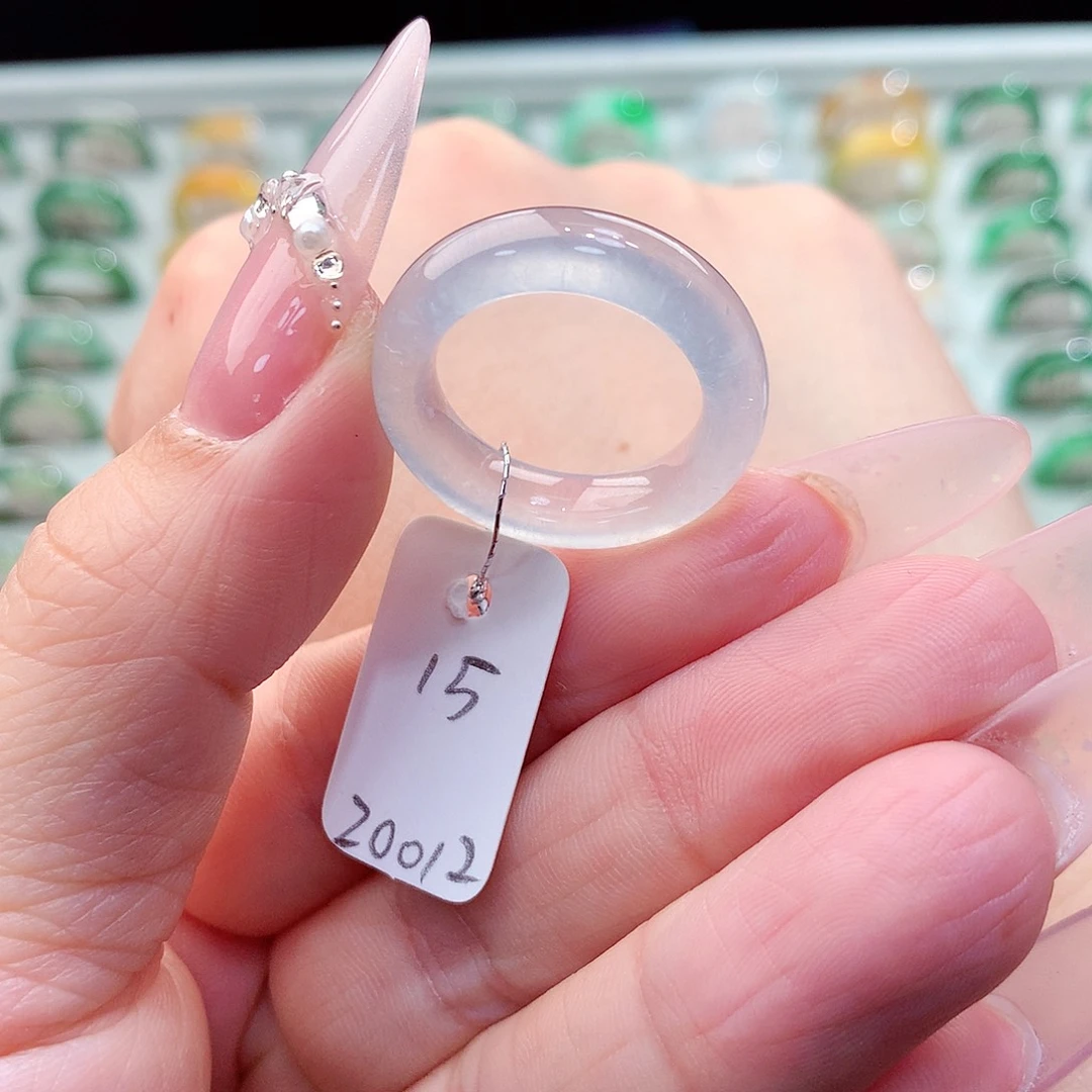 翡翠戒指未镶嵌15号